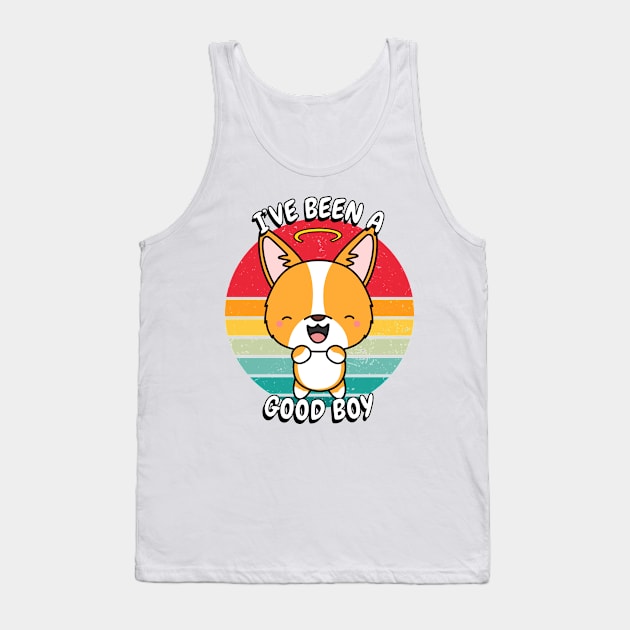 Cute corgi dog is a good boy Tank Top by Pet Station